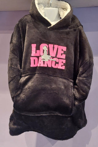 Love Dance Oversize Reversible Sherpa Hoodie