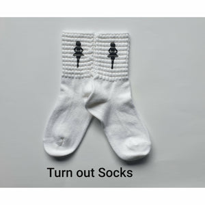 Point and Turn Poodle Socks